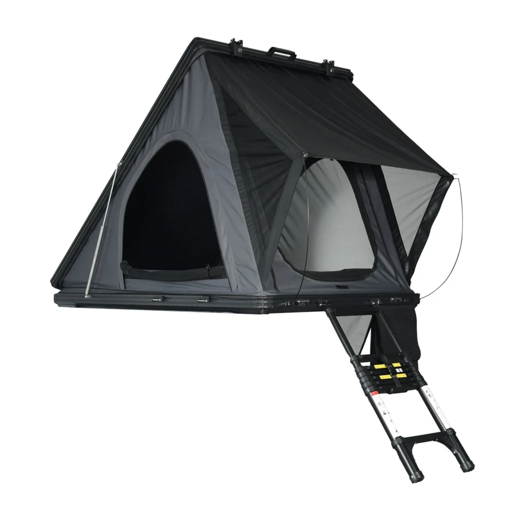 Sportgust MODEL A side view 45°all door open with ladder